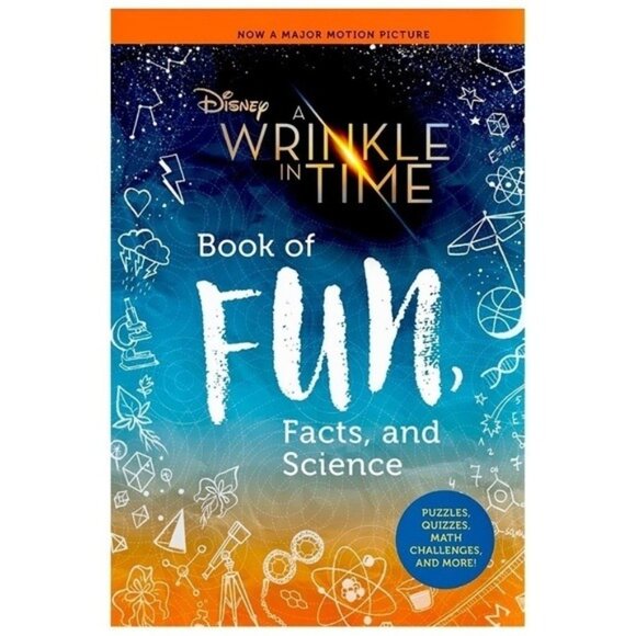 Disney’s A Wrinkle in Time Book of Fun, Facts & Science NWT - Picture 1 of 16